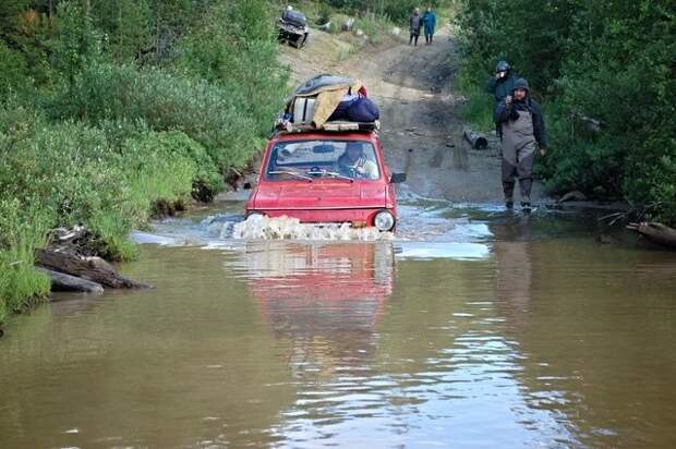 На Запорожце к перевалу Дятлова Автопутешествия, заз