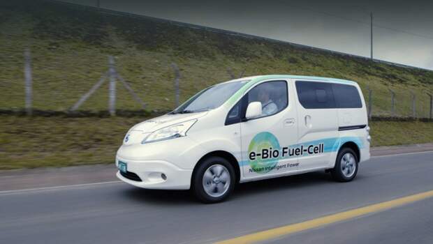 Основой для проекта под названием е-Bio Fuel-Cell послужил электрический фургон Nissan e-NV200. nissan, электромобиль