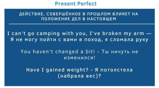 Почему в русском прошедшее, а в английском - настоящее? Объясняю, когда использовать Present Perfect