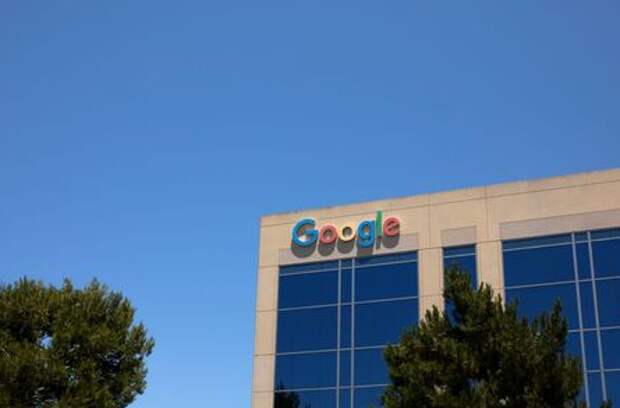 After the company announced it would extend its coronavirus work-from-home order until summer 2021, a Google building is shown at one of the company's office complexes in Irvine, California, U.S., July 27, 2020. REUTERS/Mike Blake