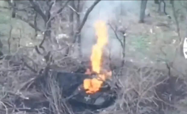 Взвод танков и две БМП: опубликованы кадры массового уничтожения техники ВСУ российскими дронами на оптоволокне