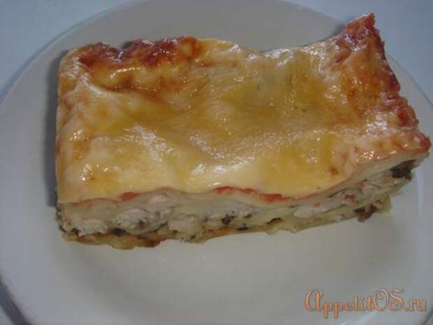 Лазанья с курицей