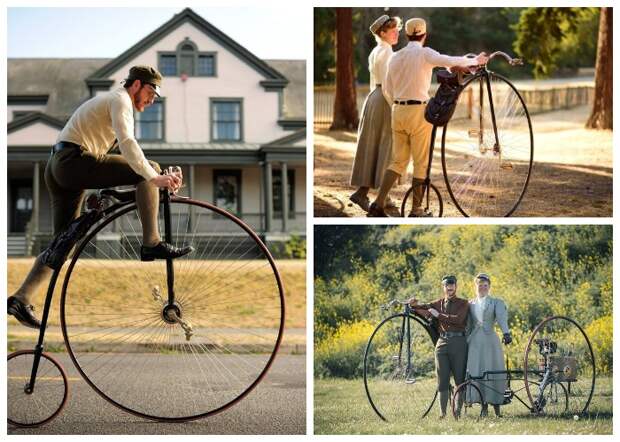 Раритетные велосипеды викторианской эпохи являются особой гордостью Габриэля.