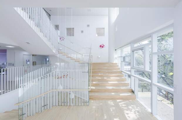 Интерьер и архитектура детского сада в Южной Корее