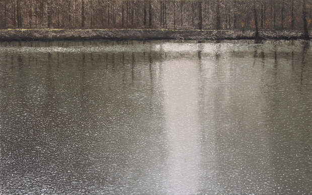 BenoÃ®t TRIMBORN - GemÃ¤lde - Etang en forÃªt