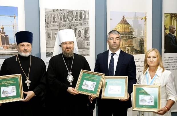 Юрий Лужков и восстановление Храма Христа Спасителя: выставка в Москве и новая марка