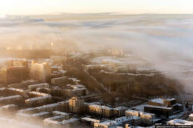 екатеринбург, зима, высота