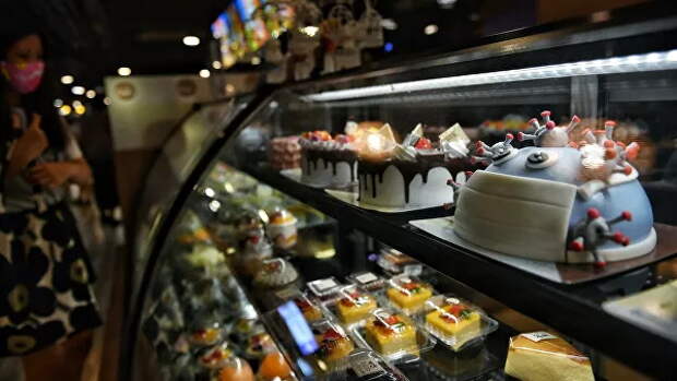 В Таиланде начали продавать пирожные в форме коронавируса