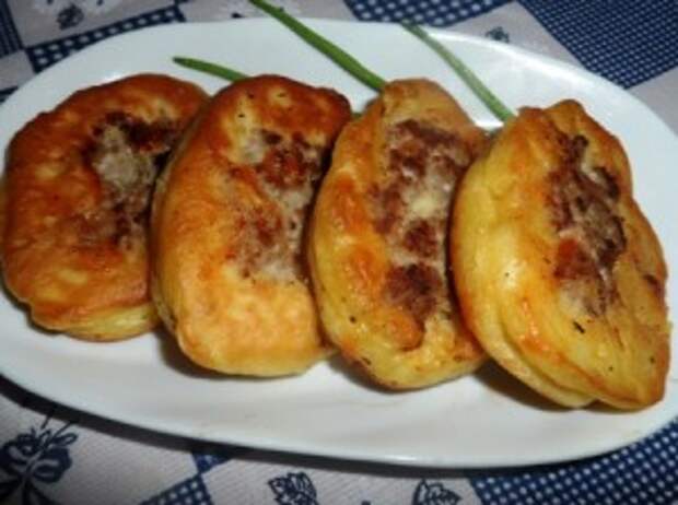 Оладьи с мясом или “ленивые беляши”
