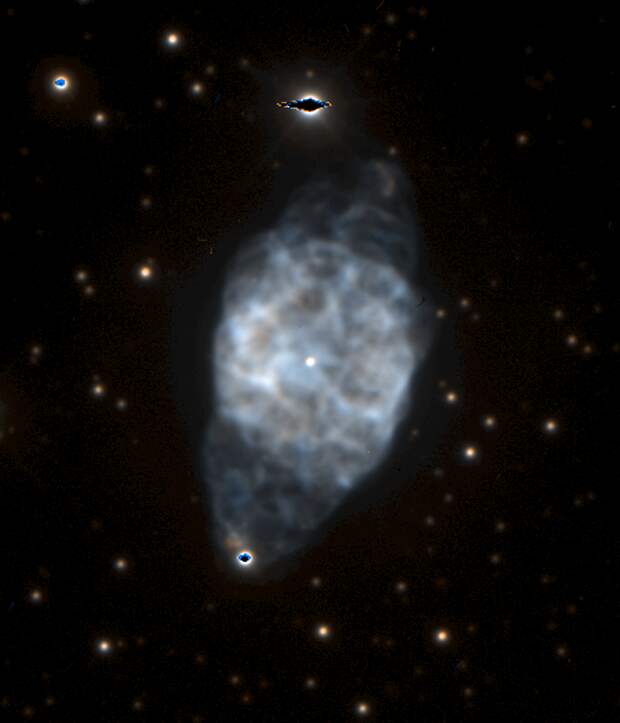 Астрономы нашли звезду Вольфа-Райе в центре планетарной туманности «Голубая вспышка»