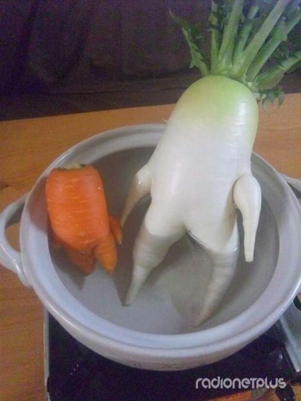 Смешные овощи-мутанты