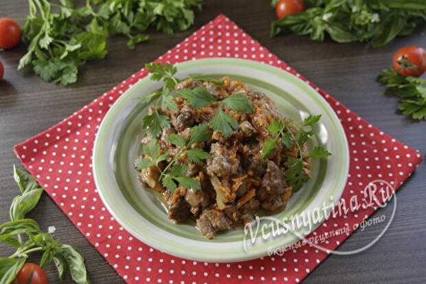 подаем мясо по-гусарски