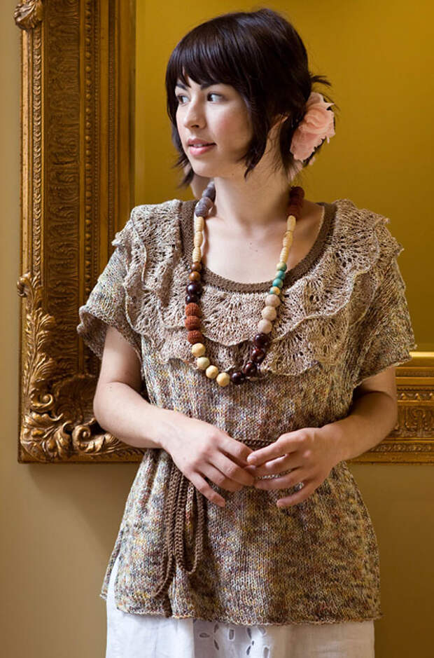 Кофта в романтическом стиле