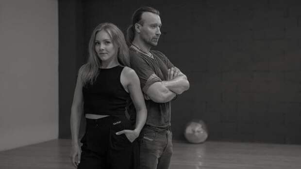 Олег Винник и Алена Шоптенко на репетиции танго к первому прямому эфиру