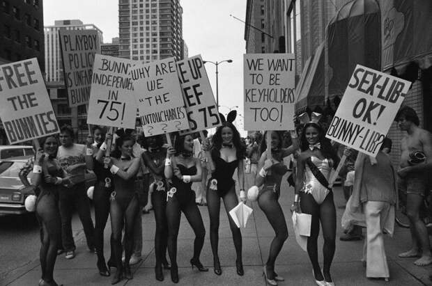 Забастовка кроликов в клубе Playboy в Чикаго, 18 июня 1975 года. история, люди, факты