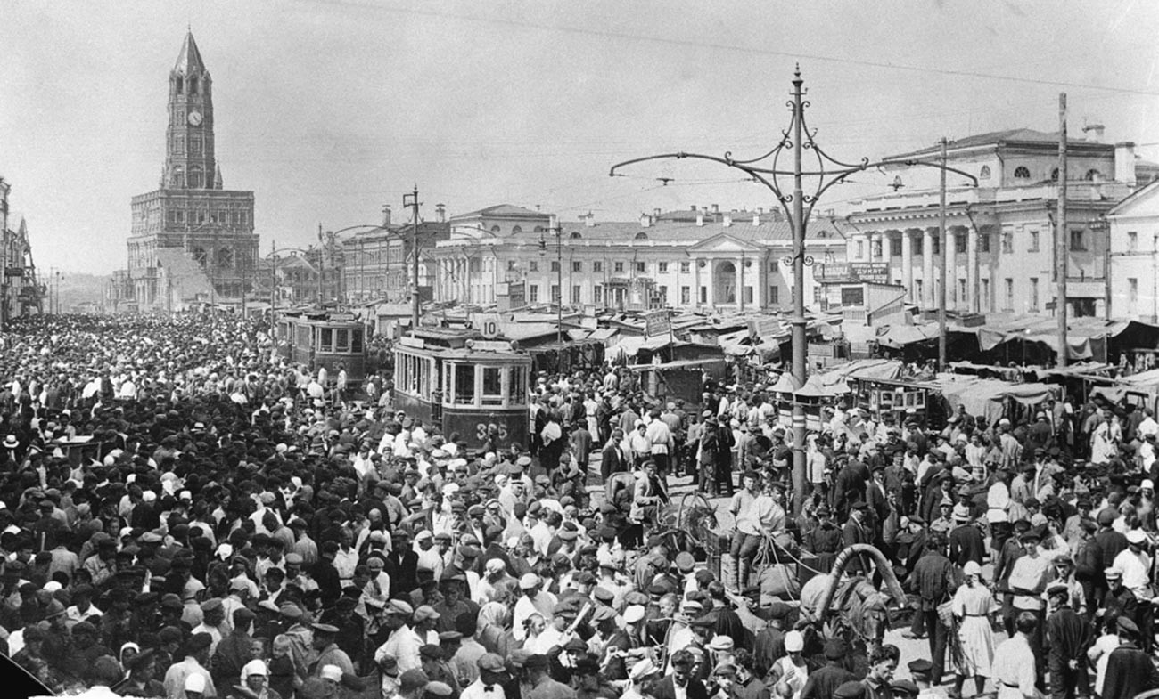 Москва в первые годы советской власти (ФОТО)