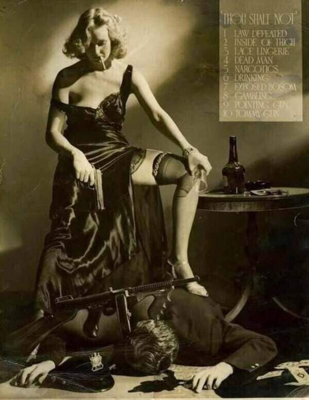 6. В знак протеста против цензуры фотограф А.Л. Шафер в 1934 году сделал эту фотографию, нарушив как можно больше запретов в одном кадре. Снимок стал культовым