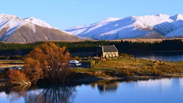 NewPix. ru - Удивительная красота озера Текапо в Новой Зеландии (Lake Tekapo)