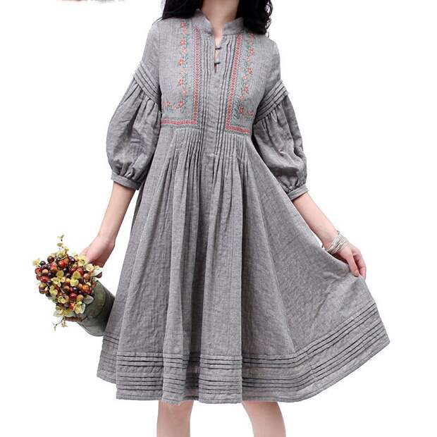 Элегантное платье в стиле бохо - моделируем сами