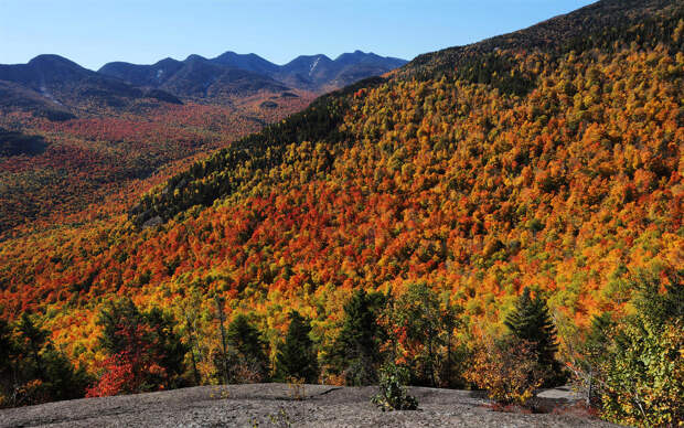 Осень в горах штата Нью-Йорк