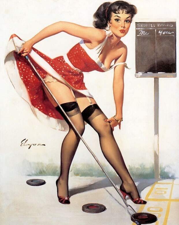 Pin-up — художник Джил Элвгрен