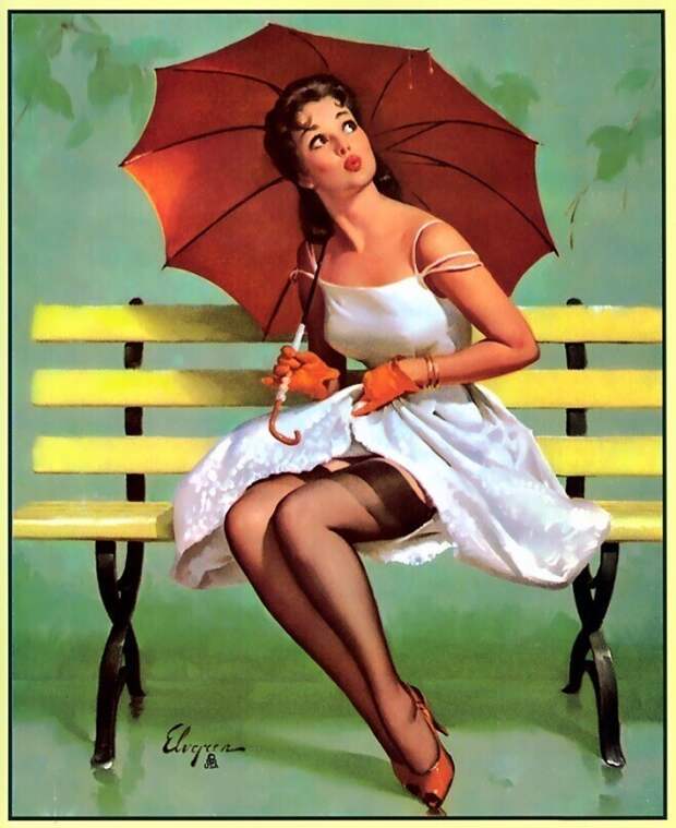 Pin-up — художник Джил Элвгрен
