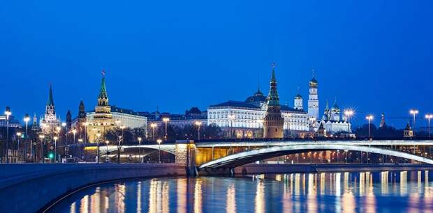 Москва, река, город, ночь, мост, мосру, 1604