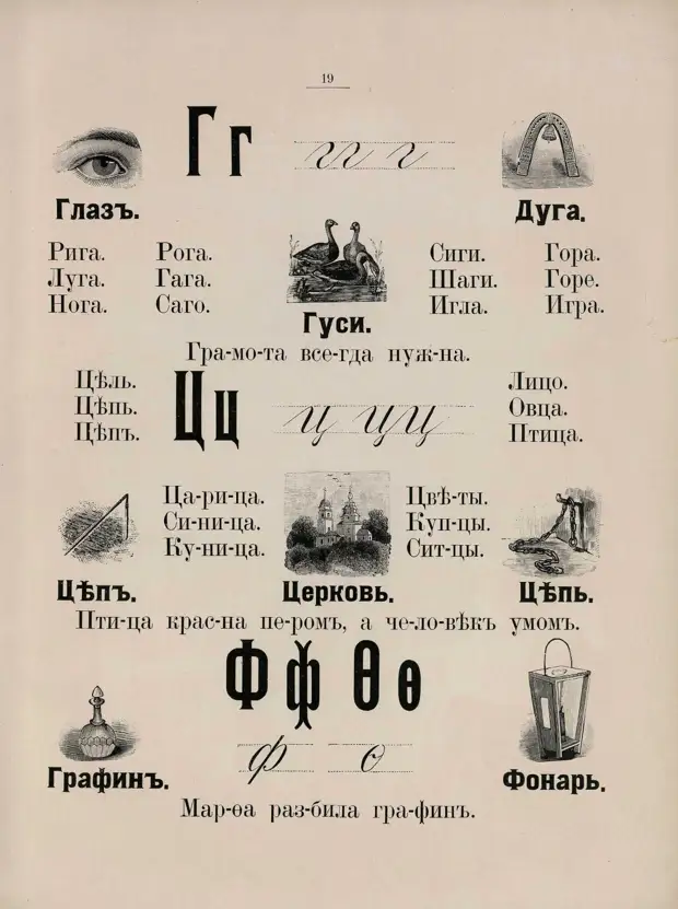 Русская азбука. 1910