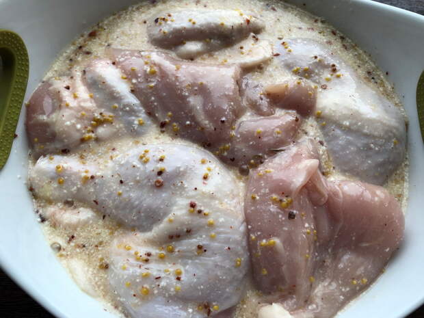 Курочка в апельсиново-медовом маринаде. Рецепт удался, просто вкуснейшее сочетание