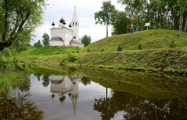 Село Вятское Ярославской области, признанное самой красивой деревней России 2015-го года