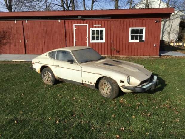 Datsun 280Z 1977 года выпуска, который последние 32 года хранился в сарае