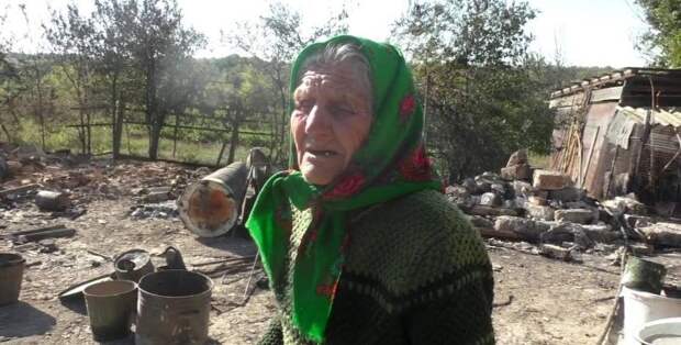 Бабушка из Горловки: «Это не война! Нас просто убивают!» (ВИДЕО)