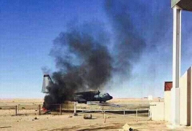 Американцу подбили крылья: ВВС Ливии отбомбились по C-130 «Геркулес»