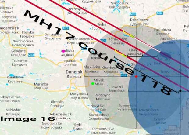 Самолёт рейса MH17 был поражён ракетой, когда он находился более чем в 50 км от позиции у Снежного