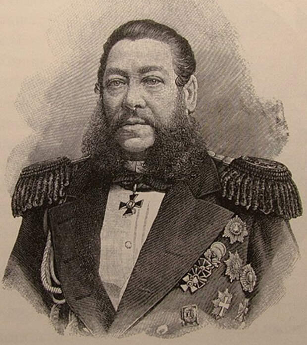 На фото: Николай Карлович Краббе, русский адмирал,