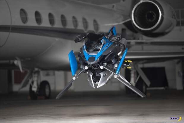 BMW Hover Ride - летающий мотоцикл 