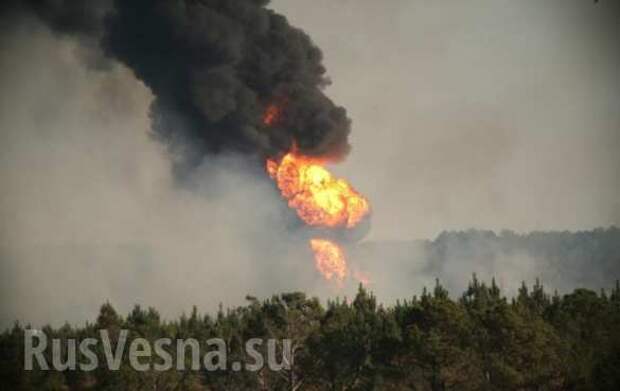 Сильный взрыв и пожар произошел на газопроводе в США (ФОТО, ВИДЕО) | Русская весна