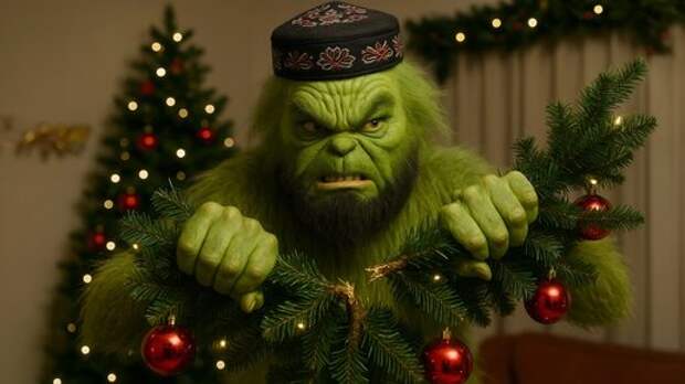 От слов к действию: Мигранты решили уничтожить русские новогодние ёлки. Удар по школе предотвращён