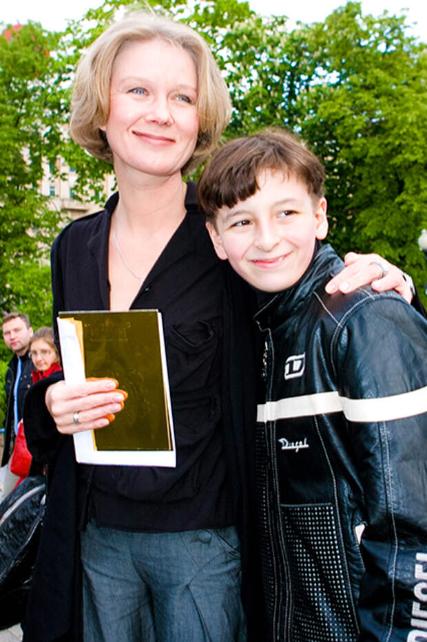 Дарья Михайлова с сыном