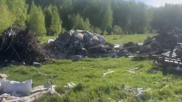 Про три футбольных поля мусора в Челябинске узнал Бастрыкин