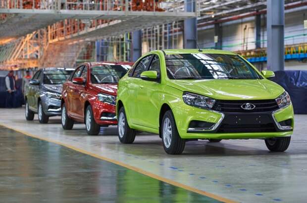 Lada Vesta conveyor