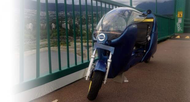 Гибрид электровелосипеда и мотоцикла сможет сам заряжать себя по дороге