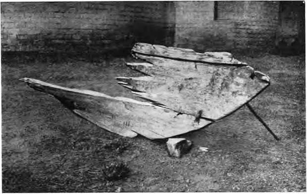 Рис. 2. Носовая часть лодки № 1 после консервации