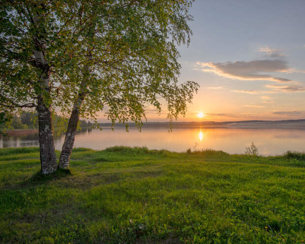 Летний закат. Фото активность для читателей