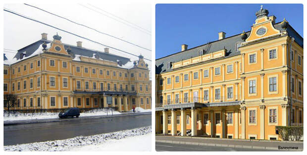 Первые здания Санкт-Петербурга и окрестностей в стиле барокко.