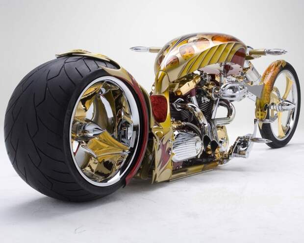 Позолоченный чоппер THE YAMAXA CHOPPERS BMS. Позолоченный чоппер THE YAMAXA CHOPPERS BMS.