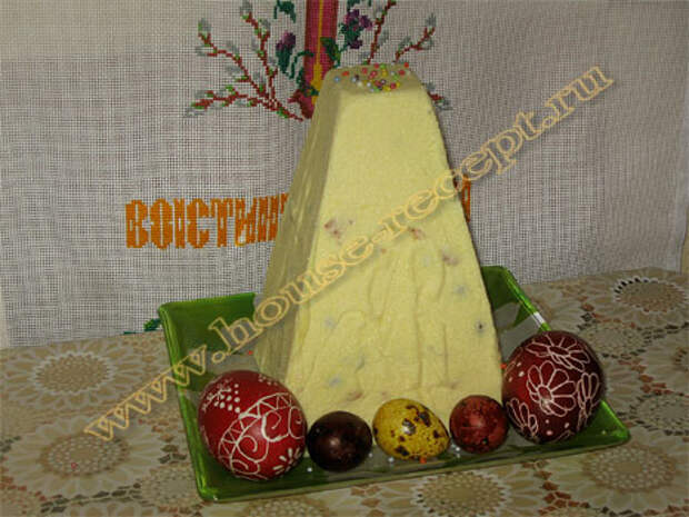 Так выглядит готовая Творожная пасха
