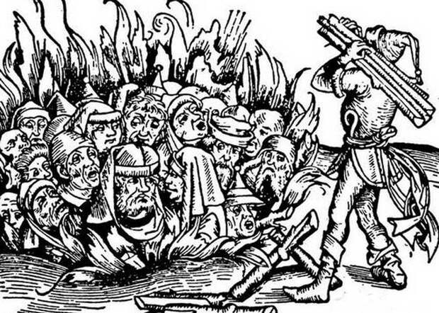 Во Франции 14-го века больных псориазом сжигали на костре.