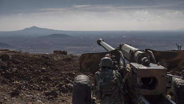 На огневой позиции в Сирии. Архивное фото
