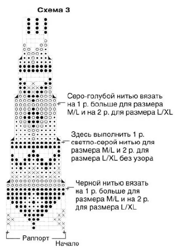 Круглая кокетка жаккард спицами сверху узоры со схемами